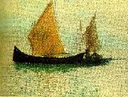 Odilon Redon segelbatar i venedig Germany oil painting artist